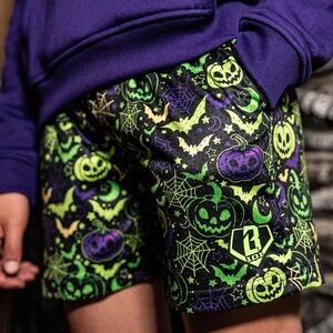 Baseball Lifestyle 101 Mens' Spooky Szn Pumpkins Athletic Shorts